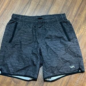 RVCA Yogger Shorts (black pattern)
